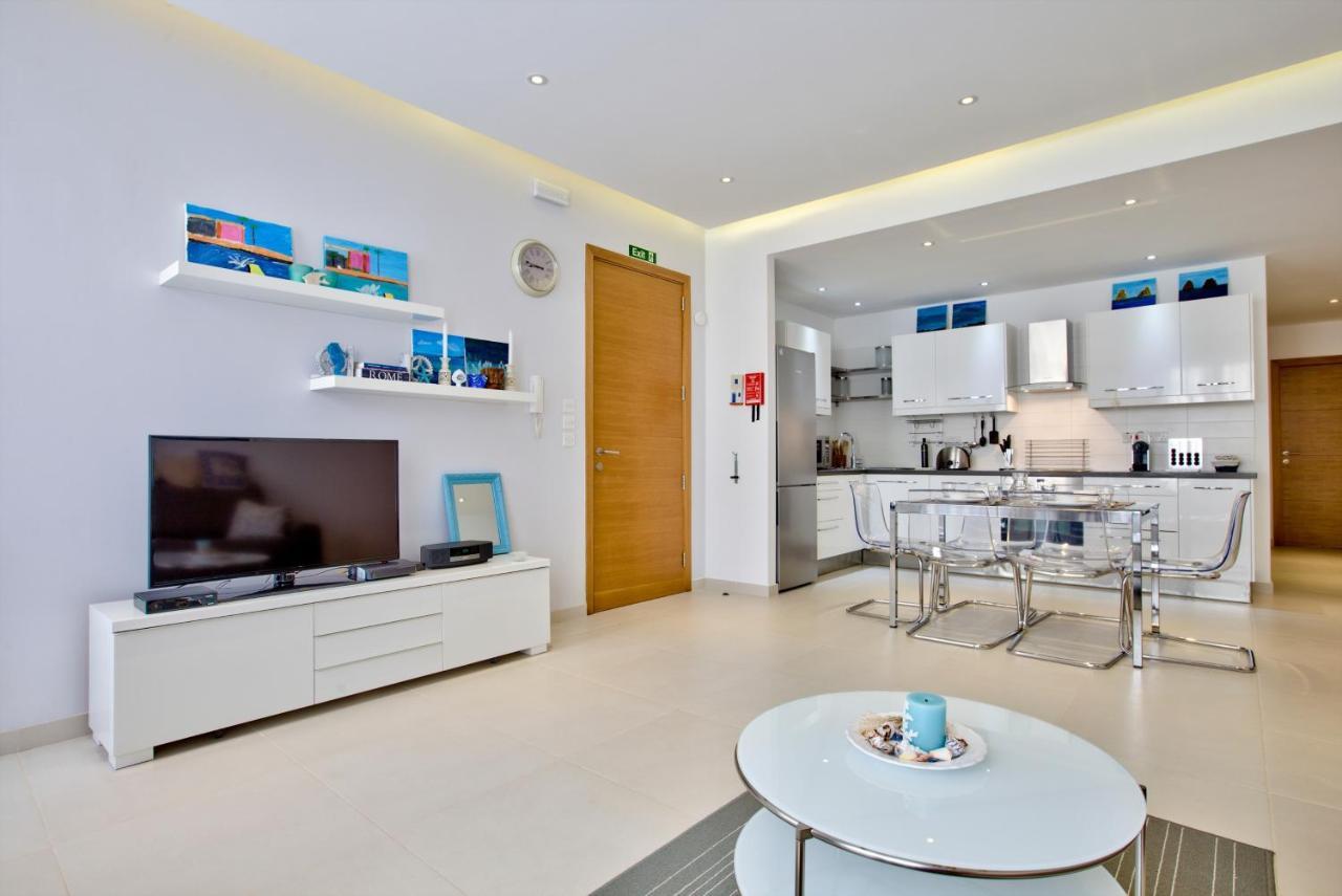 Bright And Central 2 Bedroom Apartment In Sliema Eksteriør bilde